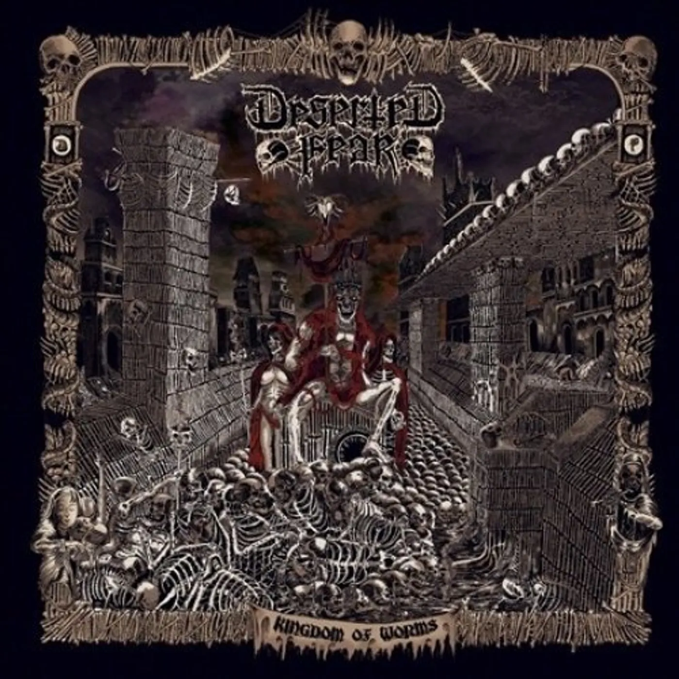 Deserted Fear Kingdom Of Worms Vinyl Record