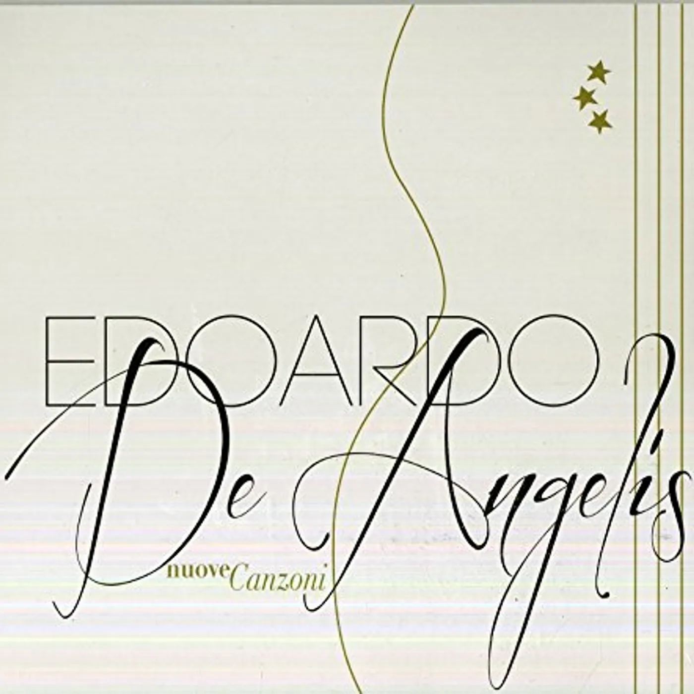 Edoardo De Angelis NUOVECANZONI CD