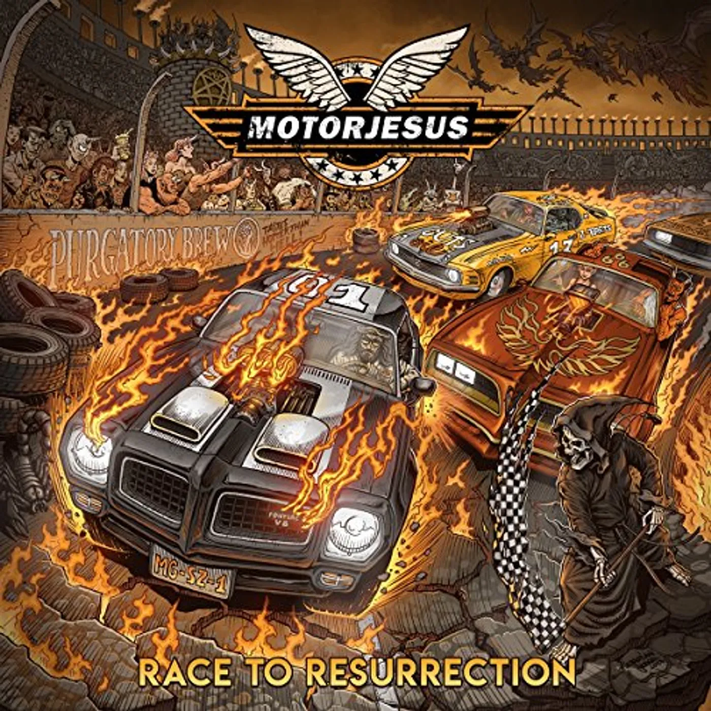 Motorjesus Race to Resurrection Vinyl Record
