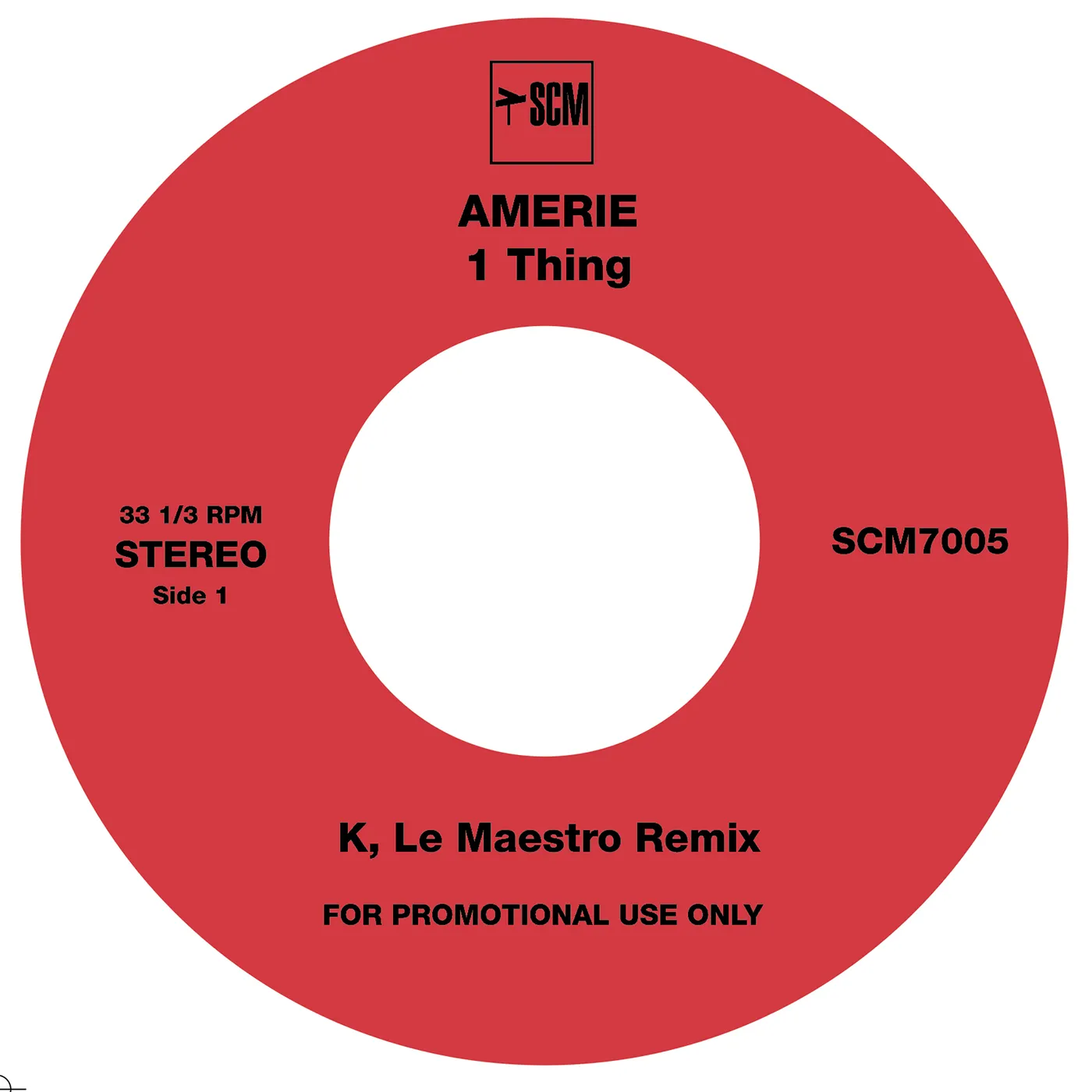 K, Le Maestro ONE THING REMIX (AMERIE) / INSTRUMENTAL Vinyl Record