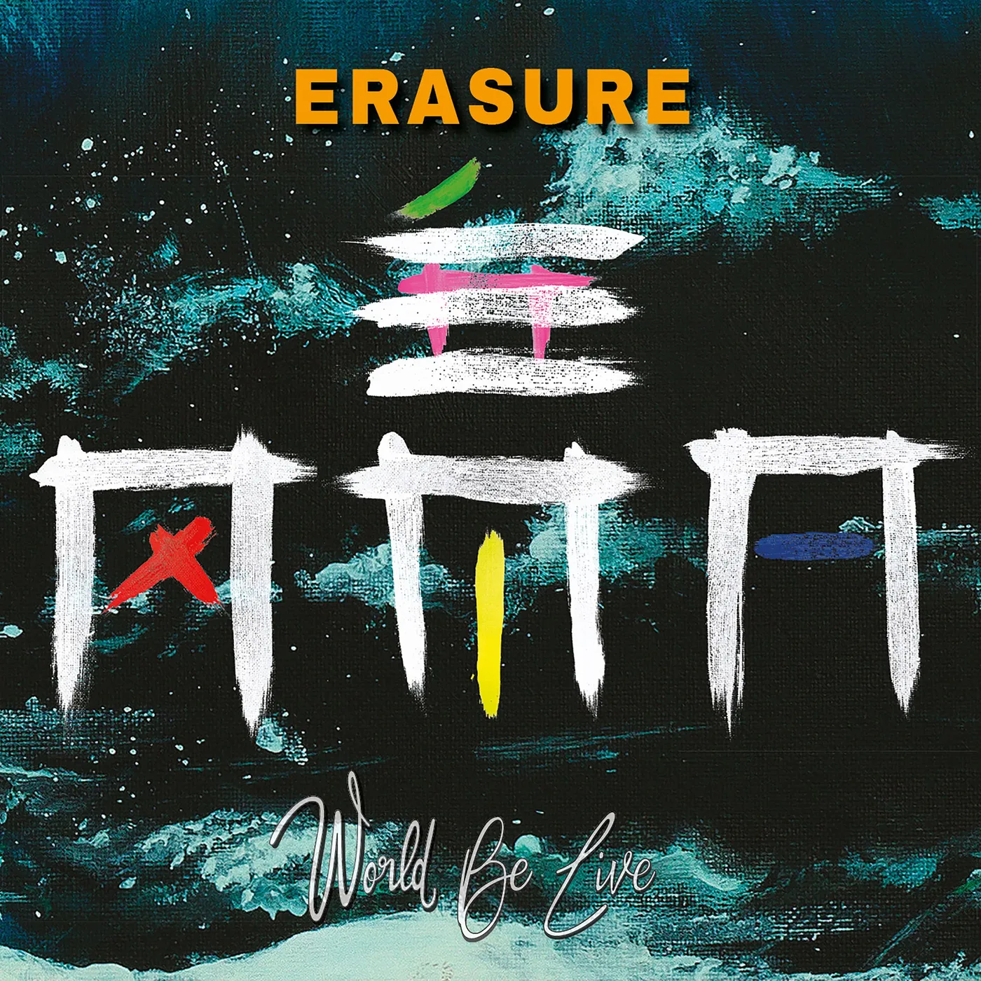 Erasure World Be Live Vinyl Record