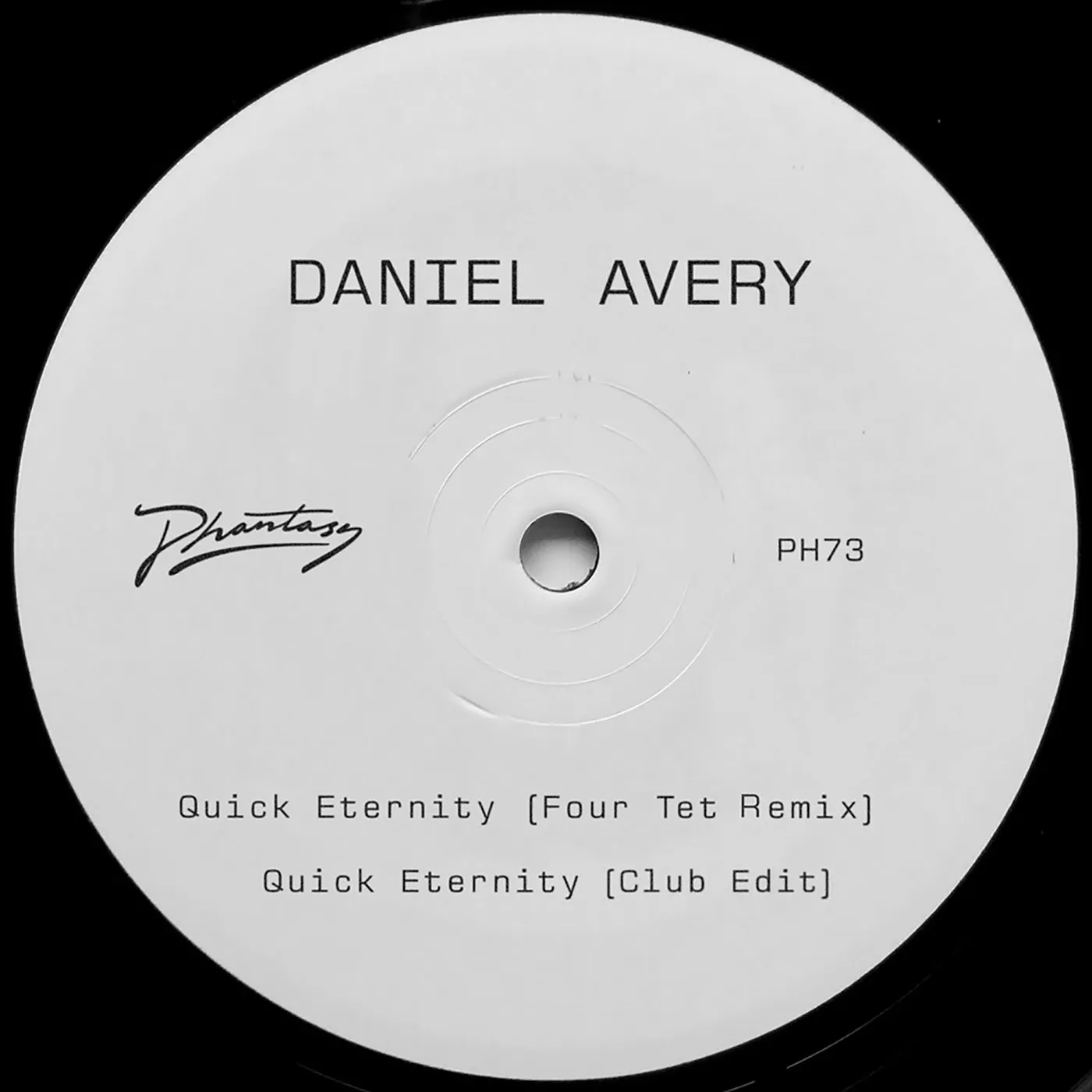 Daniel Avery Quick Eternity (Four Tet Remix) Vinyl Record