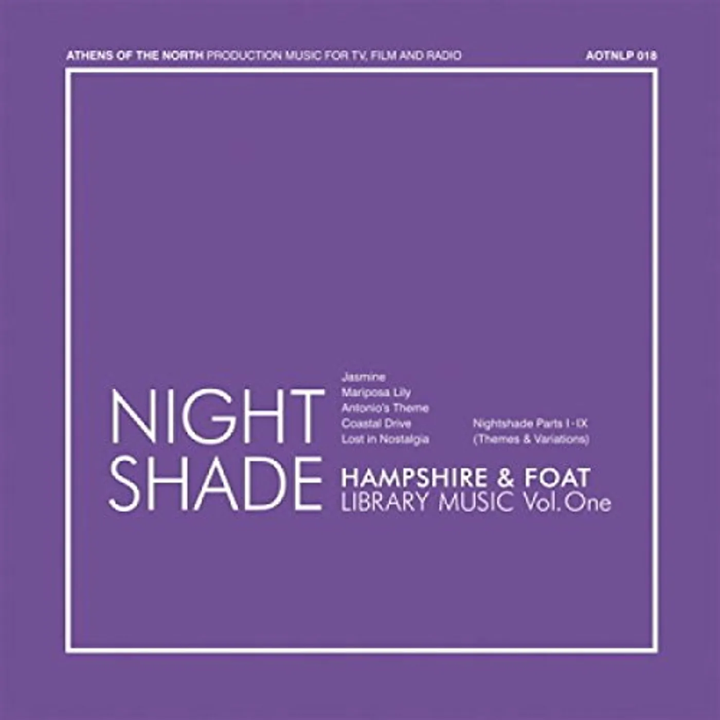 Hampshire & Foat Nightshade Vinyl Record
