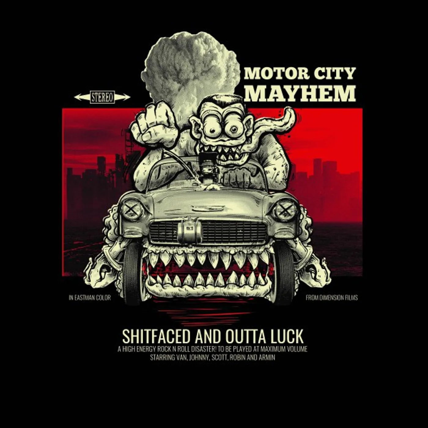 Motor City Mayhem Shitfaced and Outta Luck Vinyl Record