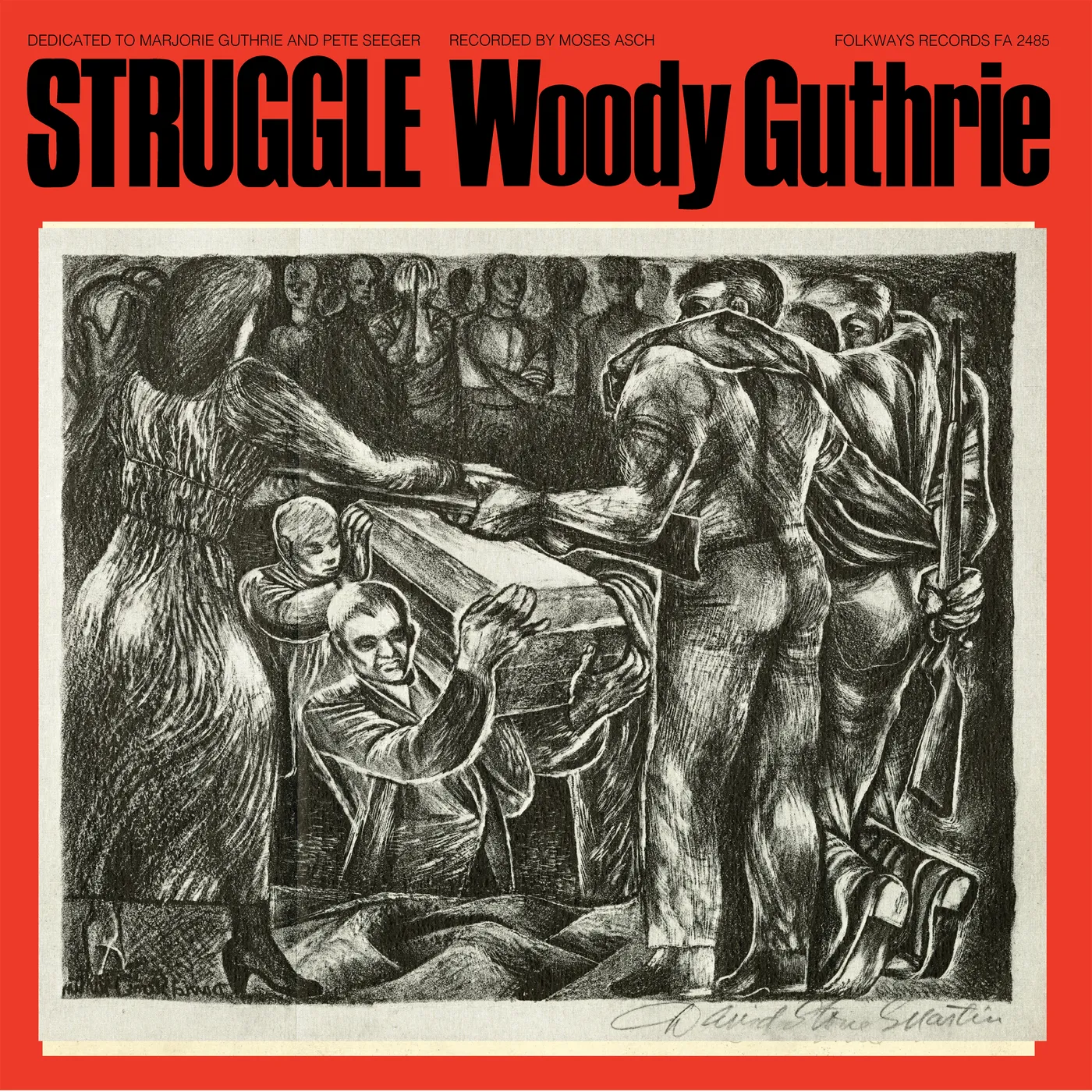 Woody Guthrie Struggle Vinyl Record