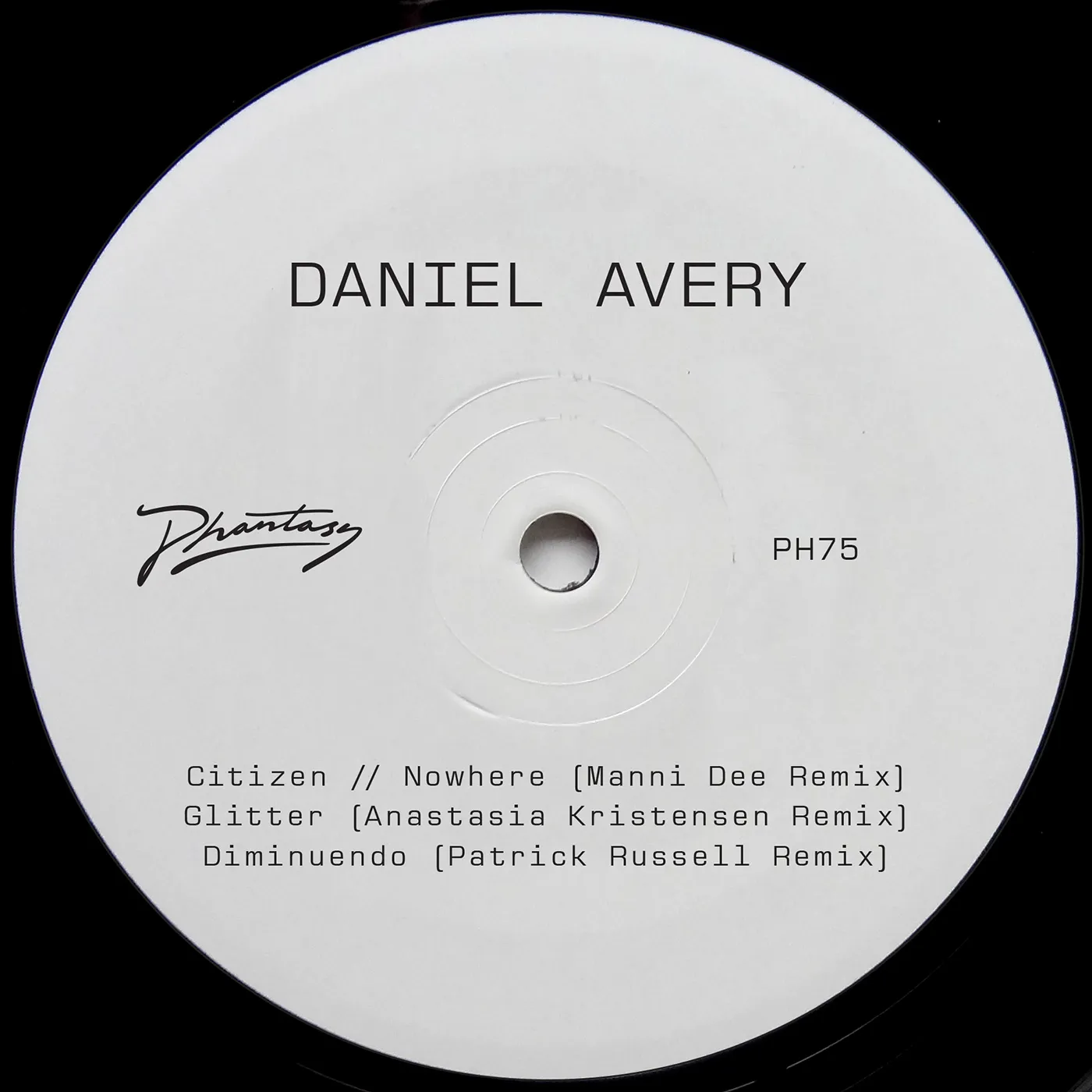 Daniel Avery SONG FOR ALPHA REMIXES - ONE Vinyl Record
