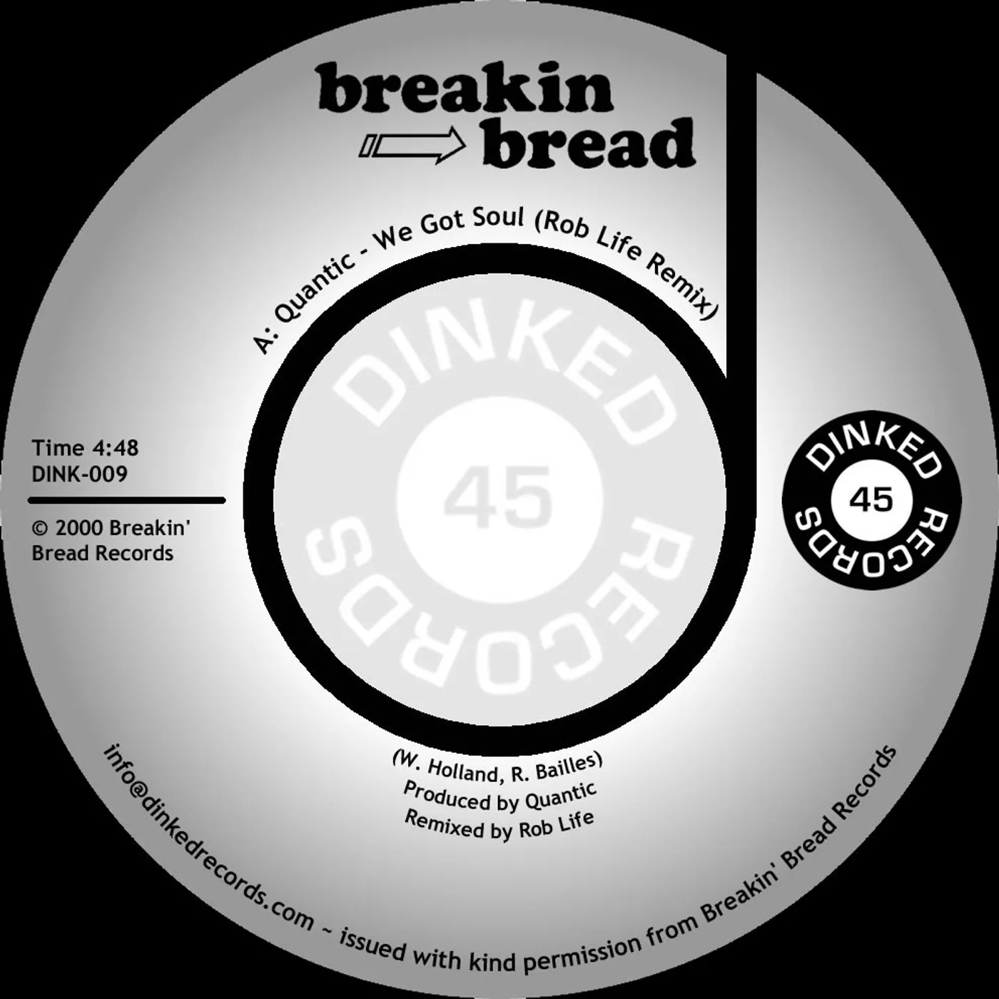 Quantic WE GOT SOUL (ROB LIFE REMIX) / FRESH RHYTHM Vinyl Record