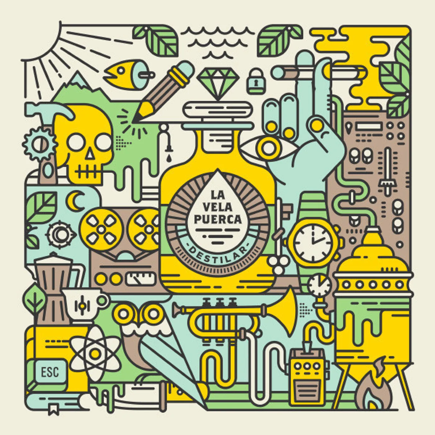 La Vela Puerca Destilar Vinyl Record