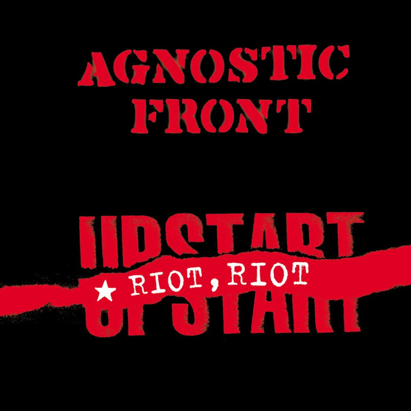 Agnostic Front RIOT RIOT UPSTART Vinyl Record