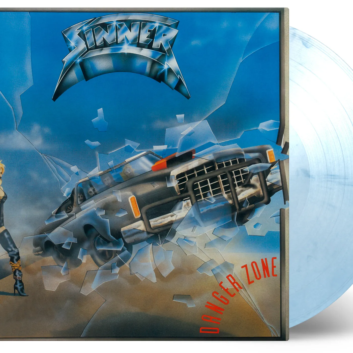 Sinner DANGER ZONE - Limited Edition 180 Gram Colored Vinyl Record