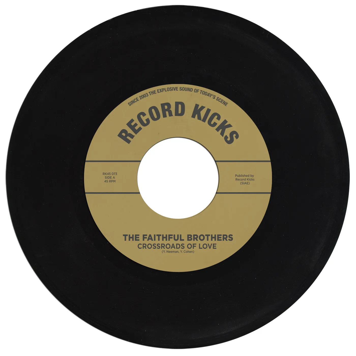 The Faithful Brothers CROSSROADS OF LOVE / OME MORE TIME Vinyl Record