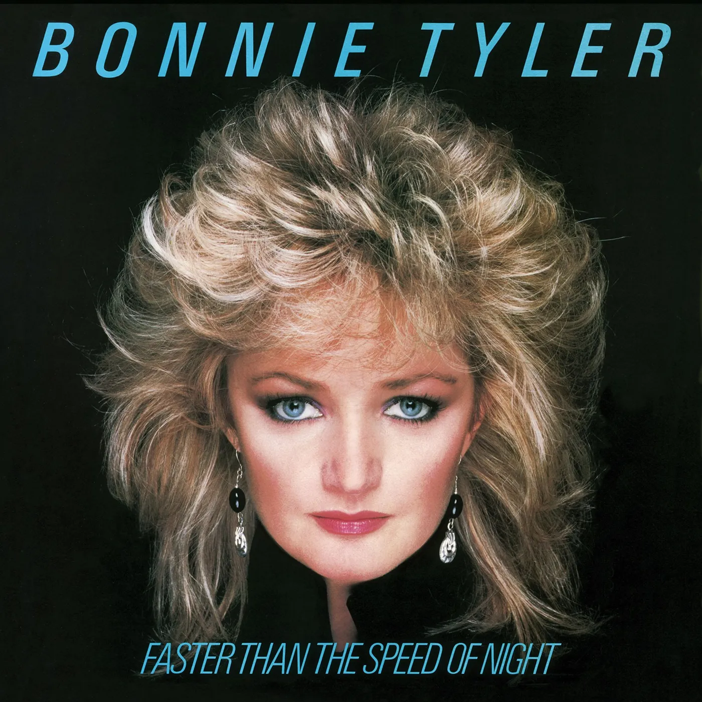Bonnie Tyler FASTER THAN THE SPEED OF NIGHT - Limited Edition 180 Gram Translucent Blue Colored Vinyl Record