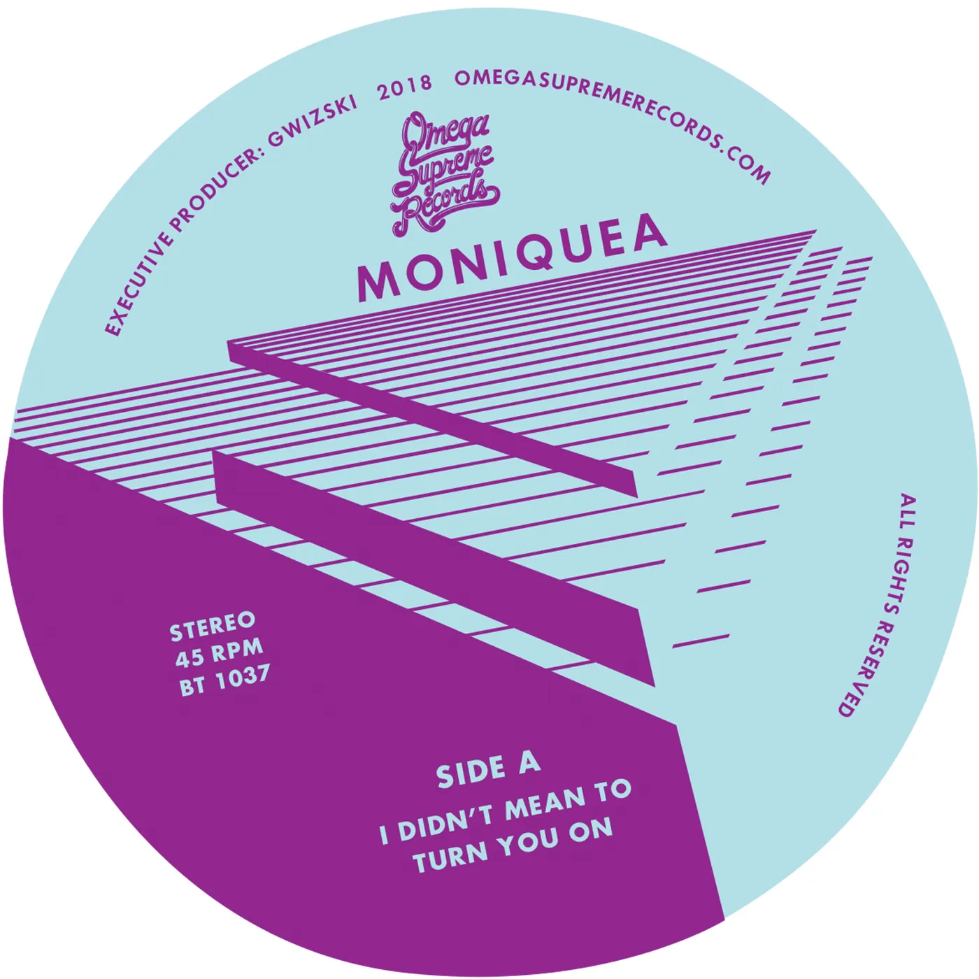 Moniquea I DIDN'T MEAN TO TURN YOU ON / BREAK NO HEARTS Vinyl Record