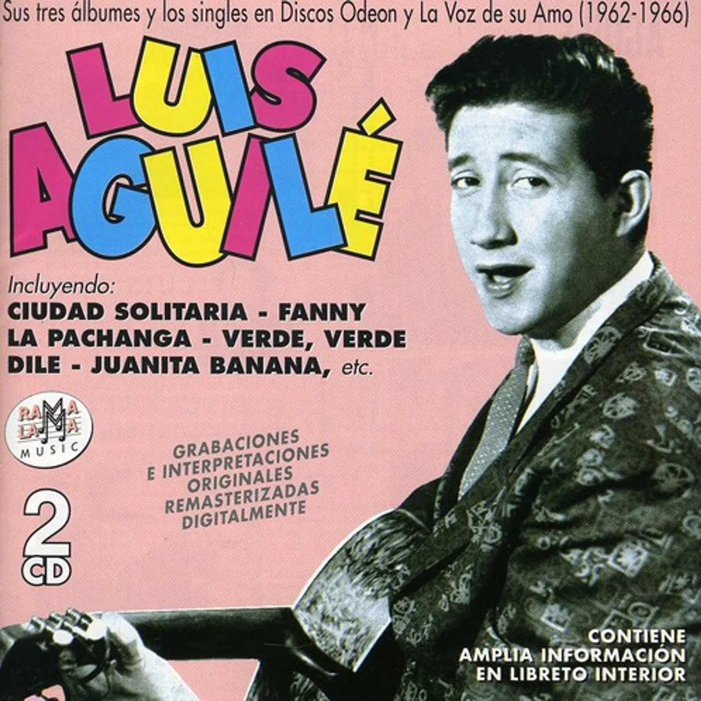 Luis Aguile SUS 3 ALBUMES Y LOS SINGLES EN D.ODEON Y LA VOZ DE CD