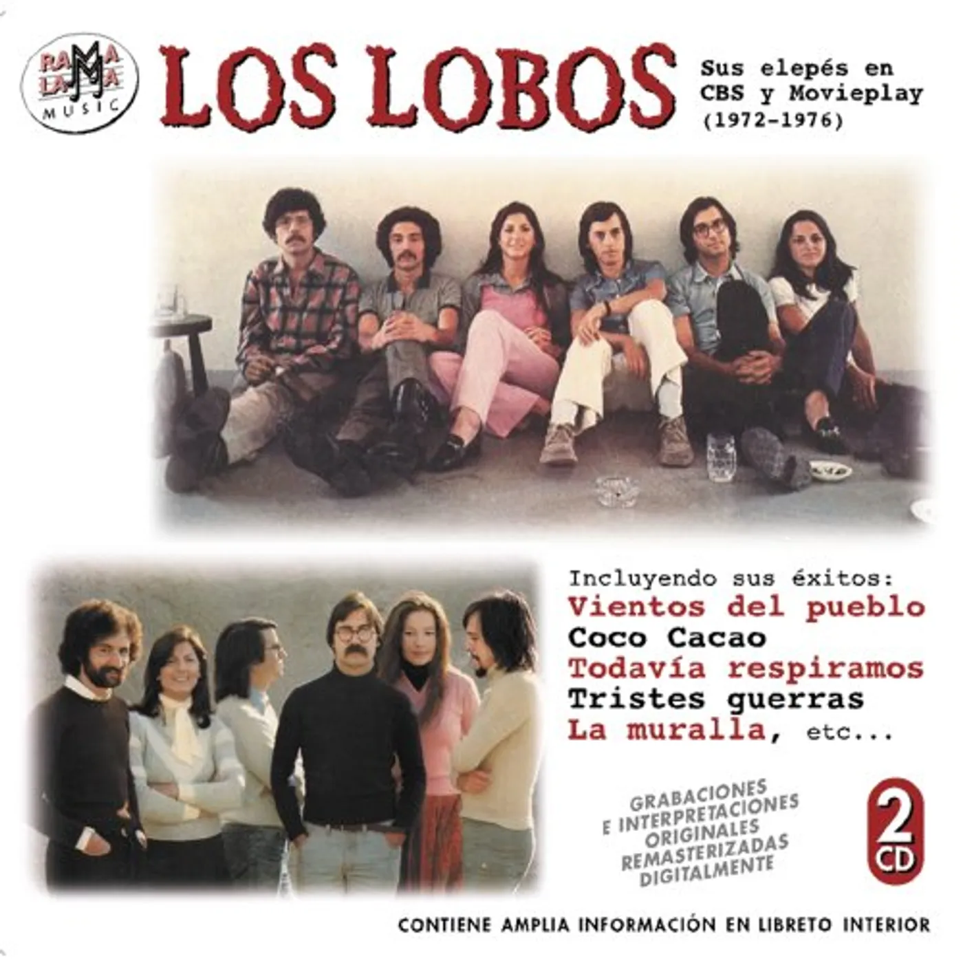 Los Lobos SUS LP'S EN CBS Y MOVIEPLAY (1972-1976) CD