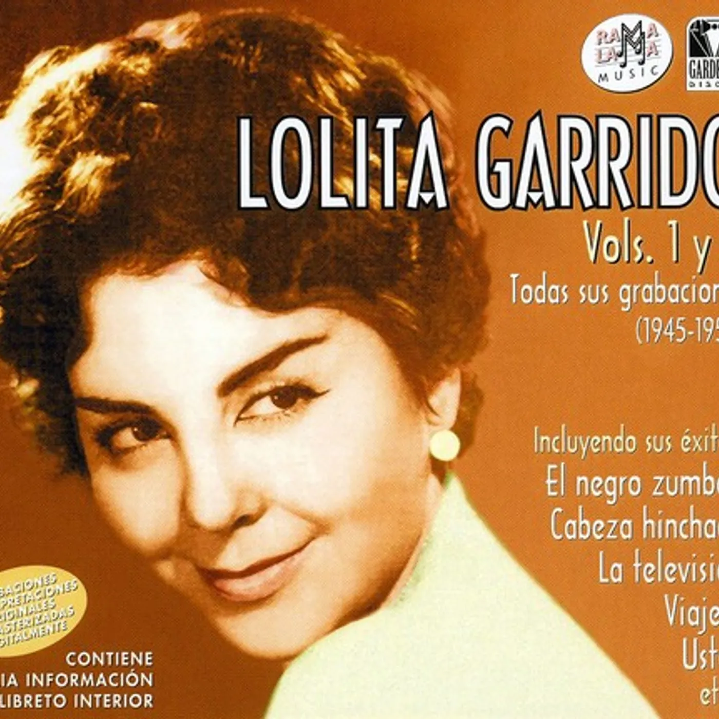 Lolita Garrido TODAS SUS GRABACIONES (1945 - 1950) CD