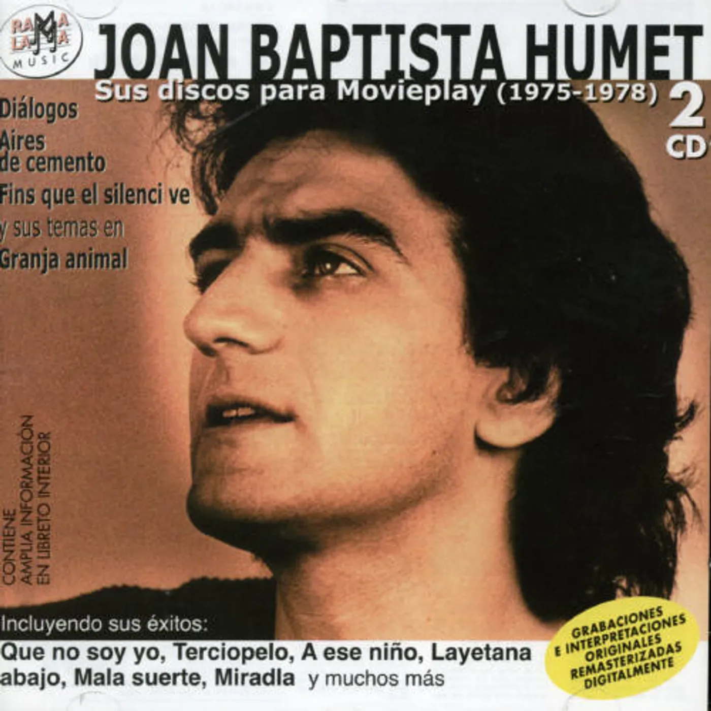 Joan Baptista Humet SUS DISCOS PARA MOVIEPLAY 1975-1978 CD