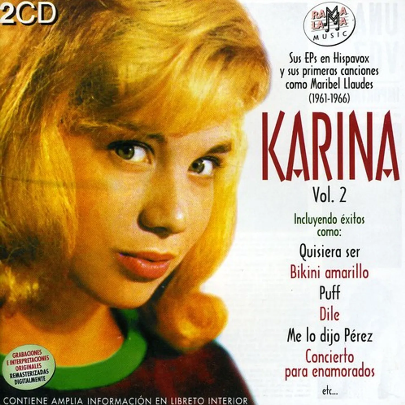 Karina VOL 2 SUS EP'S EN HISPAVOX (1961-1966) CD
