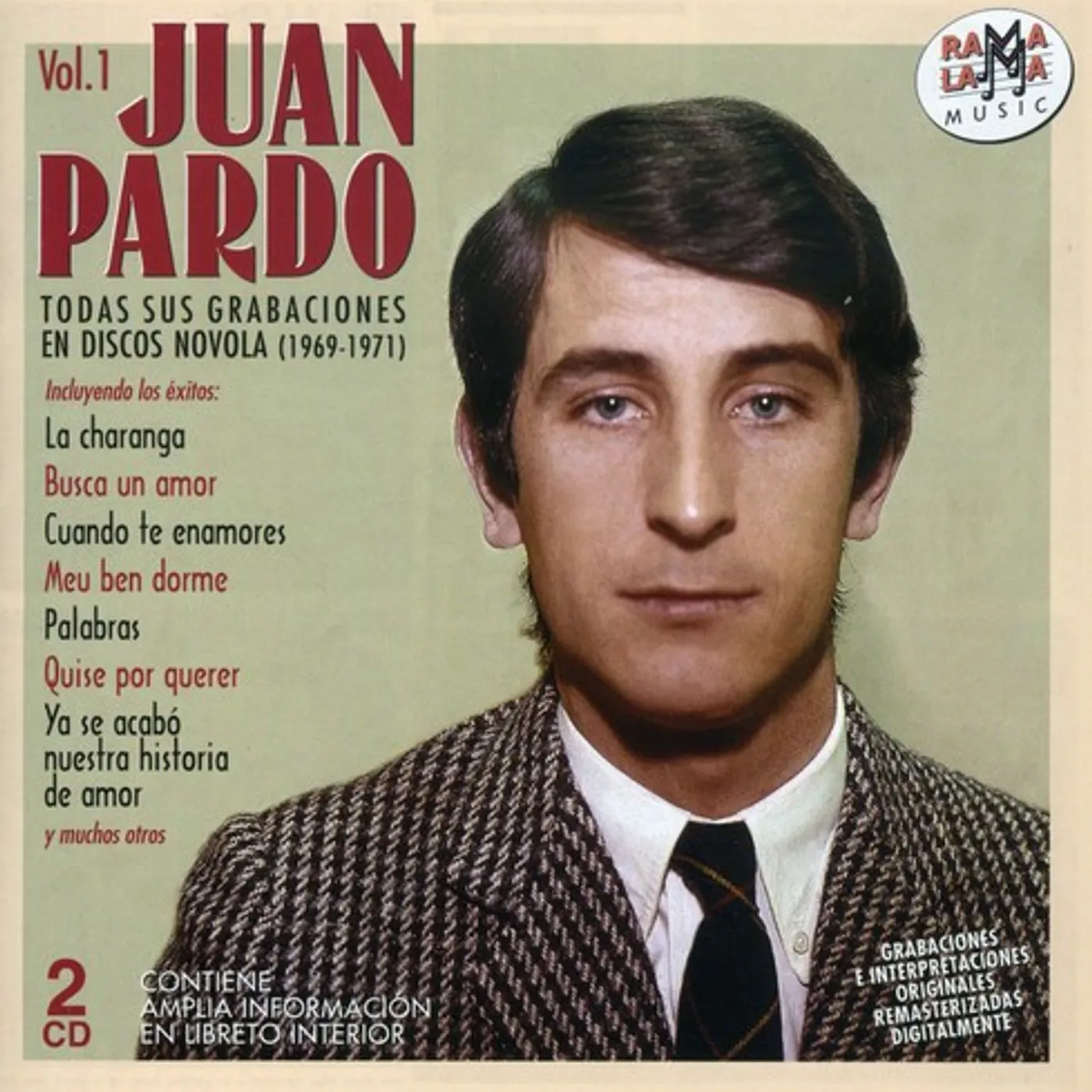 Juan Pardo TODAS SUS GRABACIONES EN DISCOS NOVOLA 1969-1971 CD