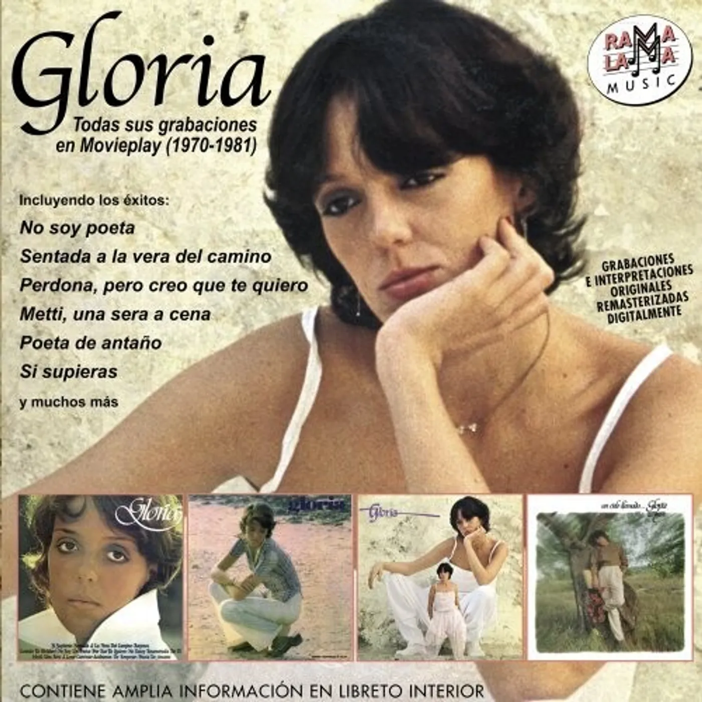 Gloria TODAS SUS GRABACIONES EN MOVIEPLAY CD