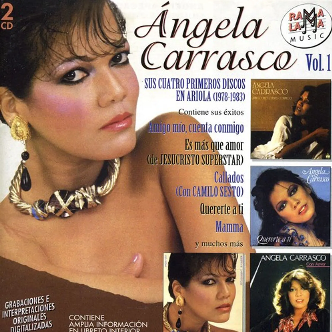 Angela Carrasco SUS CUATRO PRIMEROS DISCOS EN ARIOLA CD
