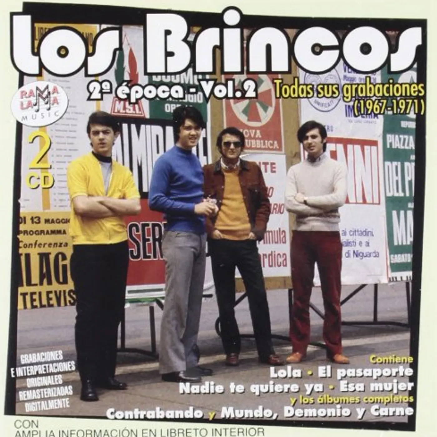 Los Brincos 2 EPOCA VOL 2 1967-1971 TODAS SUS GRABACIONES CD