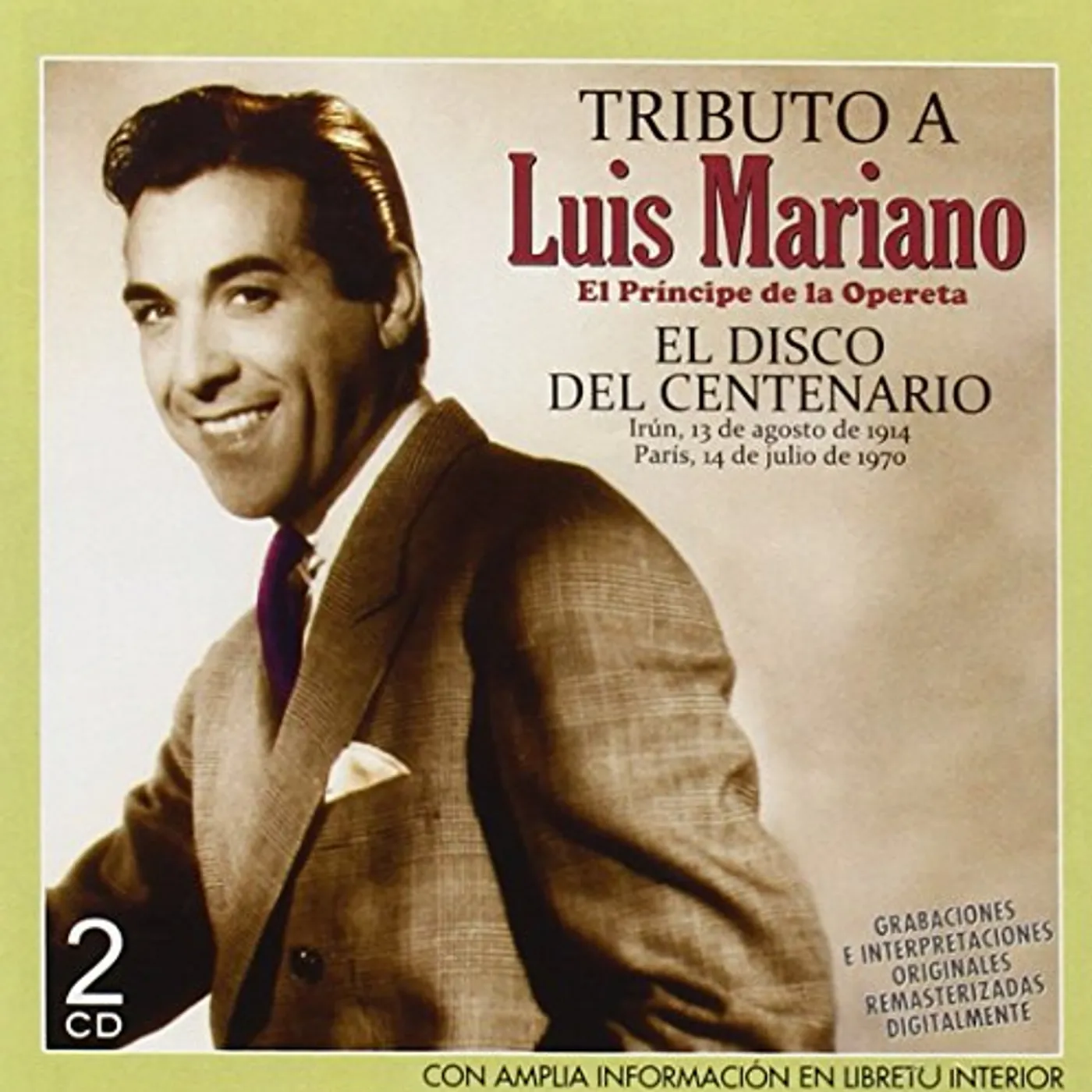 TRIBUTO A LUIS MARIANO EL DISCO DEL CENTENARIO CD
