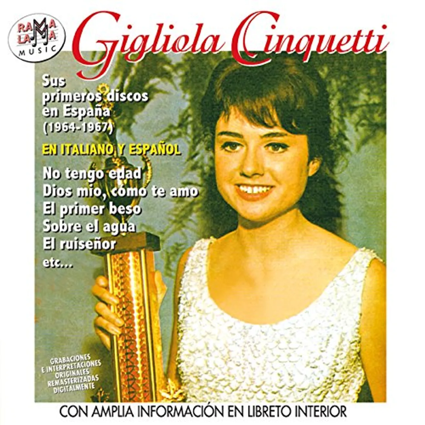 Gigliola Cinquetti SUS PRIMEROS DISCOS EN ESPANA (1964-1967) CD