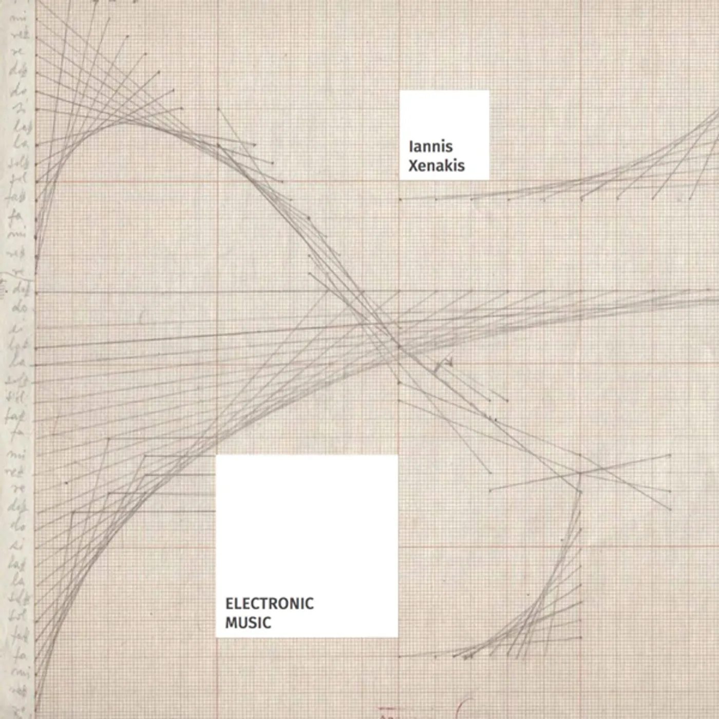 Iannis Xenakis ELECTRONIC MUSIC Vinyl Record