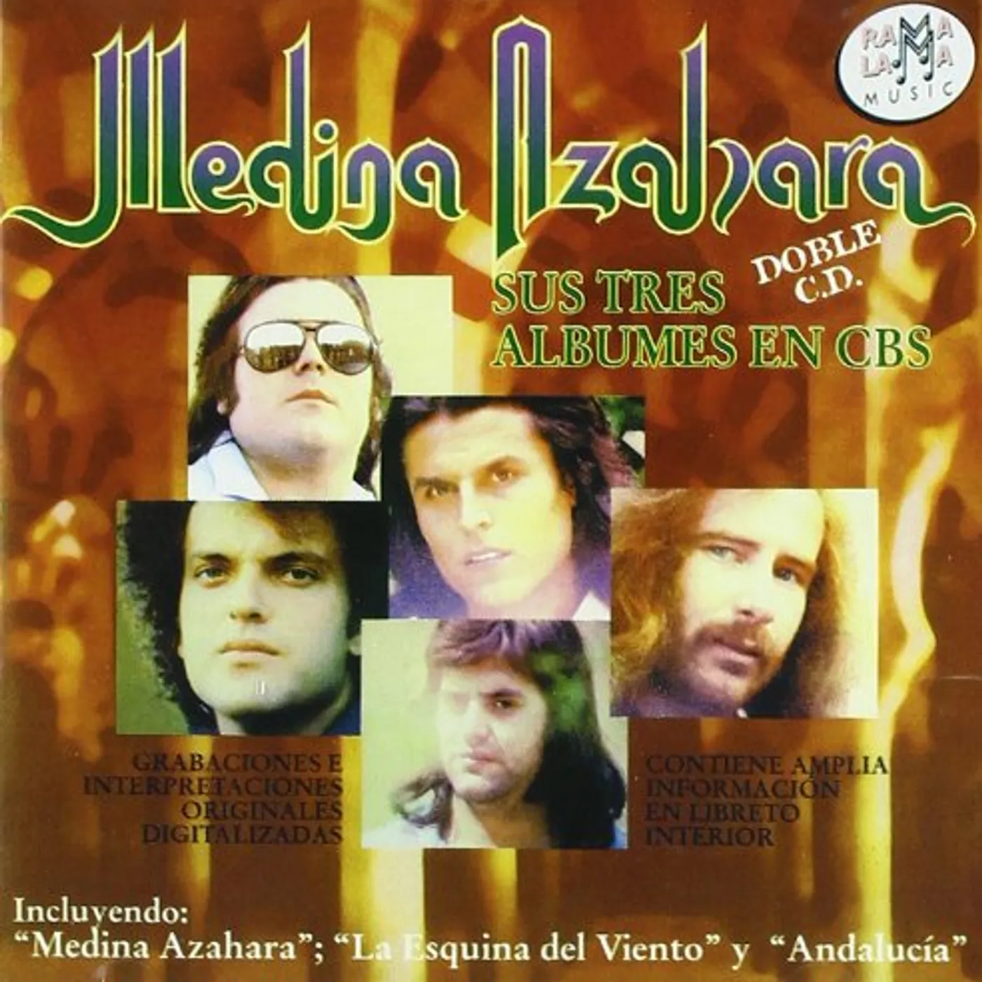 Medina Azahara SUS TRES ALBUMES EN CBS CD