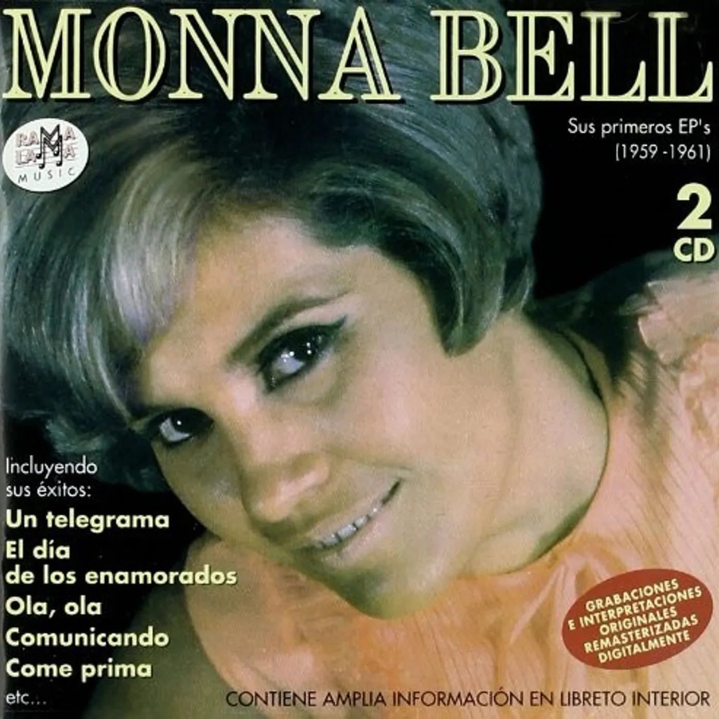 Monna Bell SUS PRIMEROS EP'S (1959-1961) CD