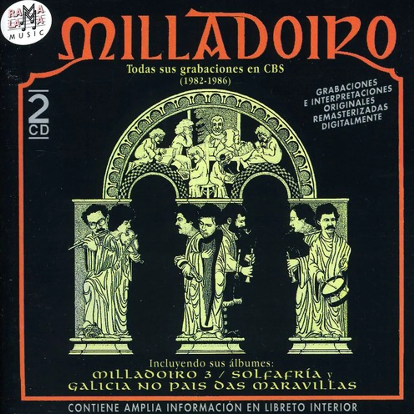 Milladoiro TODAS SUS GRABACIONES EN CBS (1982-1986) CD