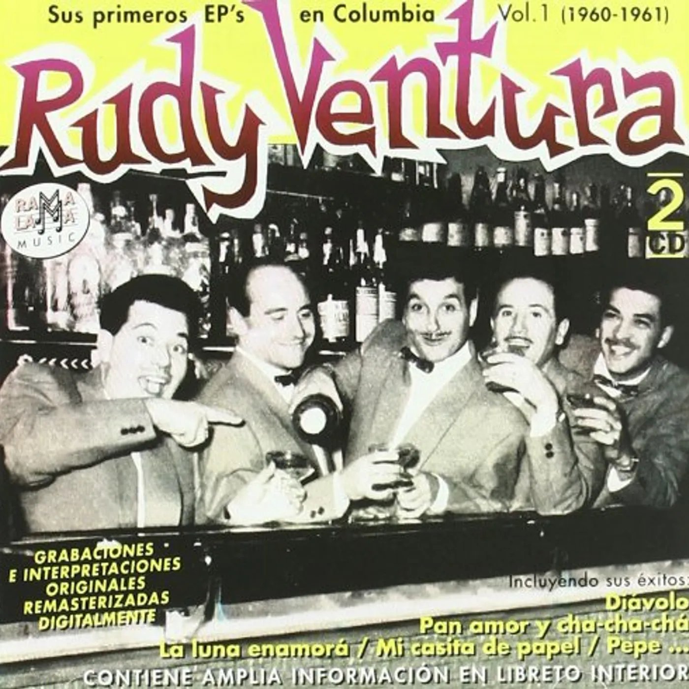 Rudy Ventura SUS PRIMEROS EP'S EN COLUMBIA (1960-1961) CD