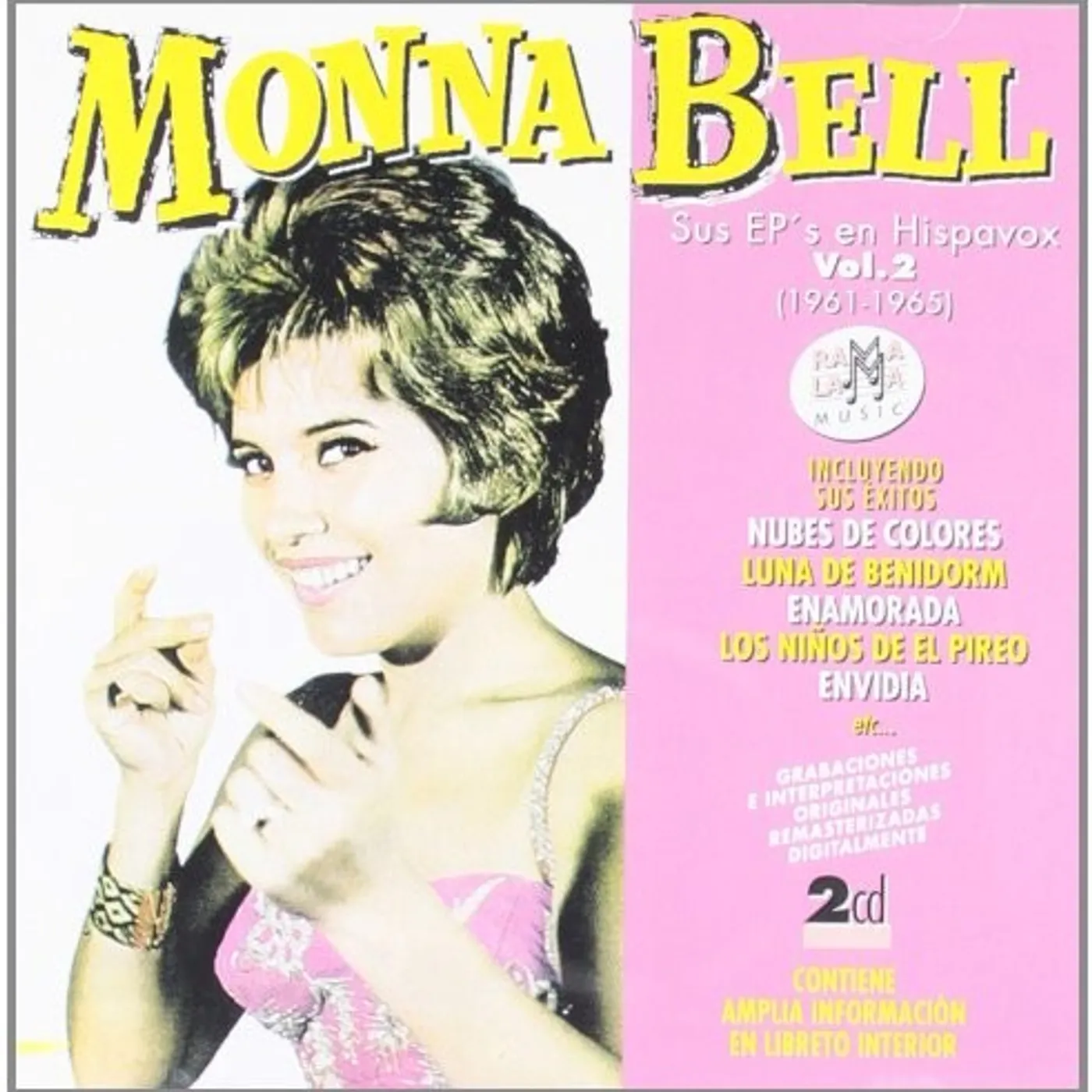 Monna Bell SUS EP'S EN HISPAVOX VOL 2 CD