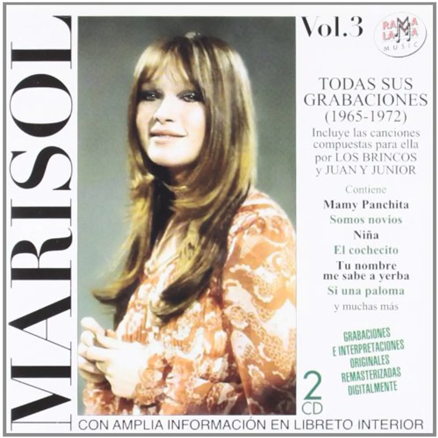 MARISOL VOL 3 TODAS SUS GRABACIONES 1965-1972 CD