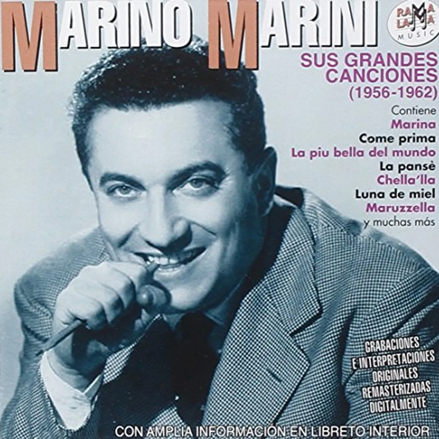 Marino Marini SUS GRANDES CANCIONES (1956-1962) CD