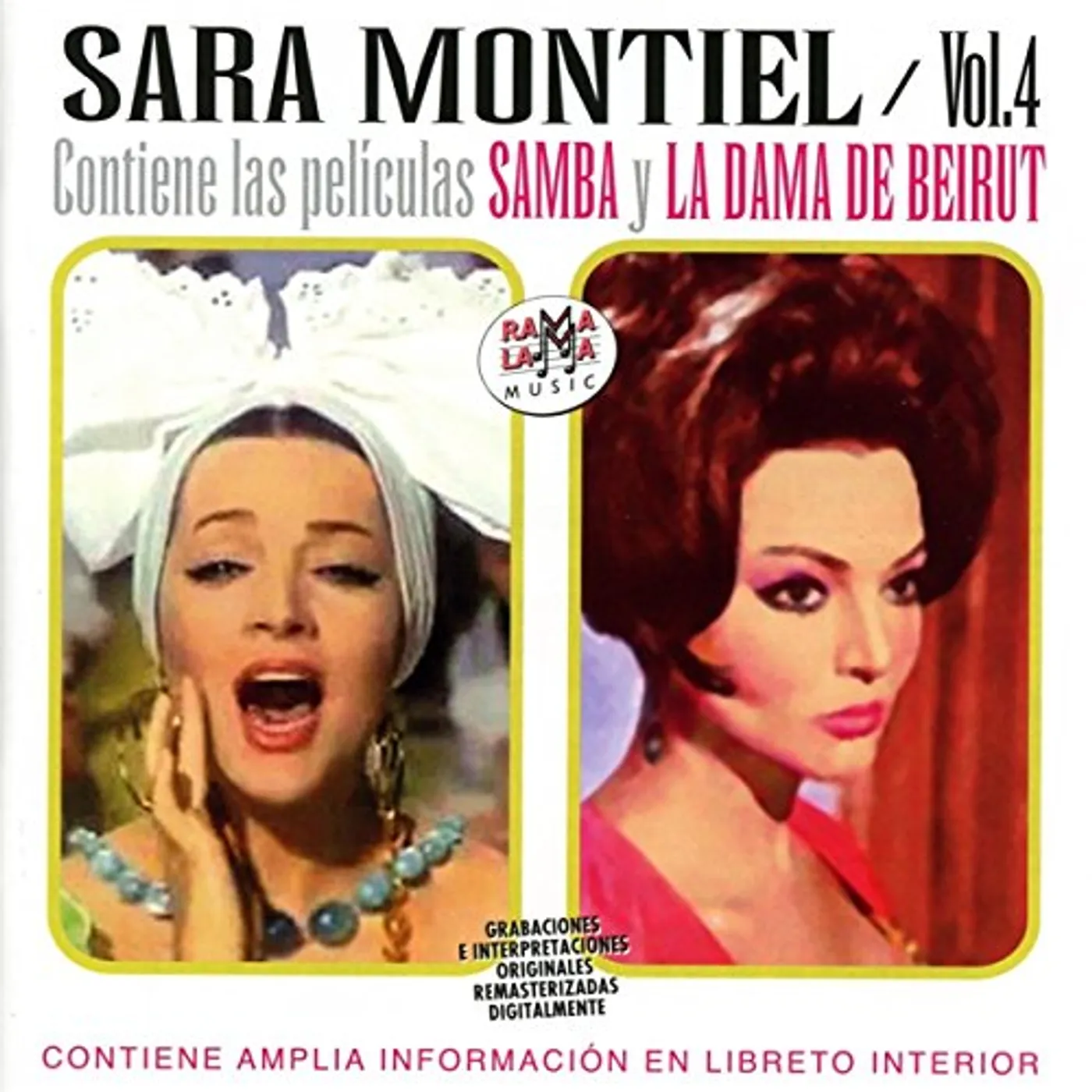 Sara Montiel VOL 4 CONTIENE LAS PELICULAS SAMBA Y LA DAMA DE CD