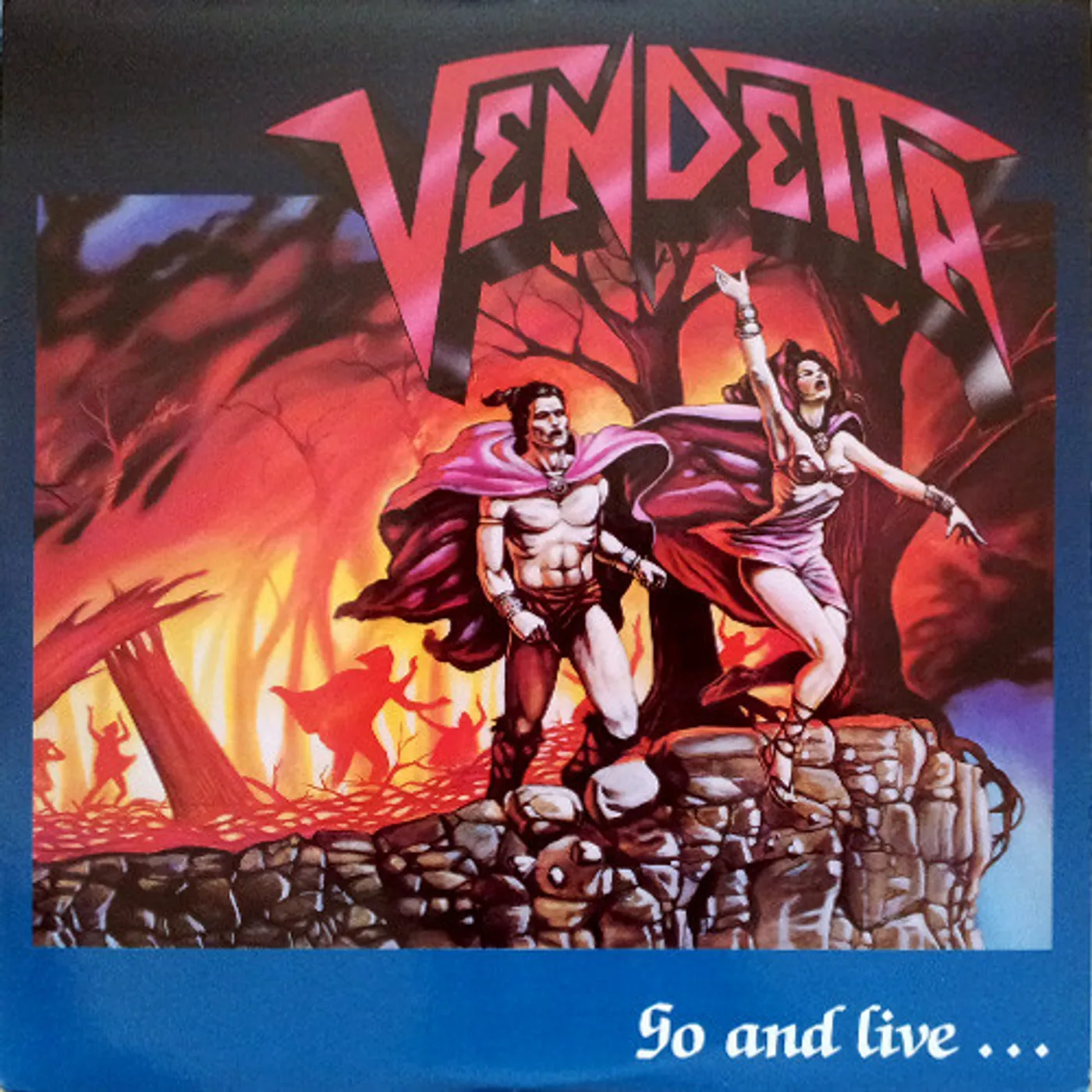Vendetta GO & LIVE STAY & DIE Vinyl Record