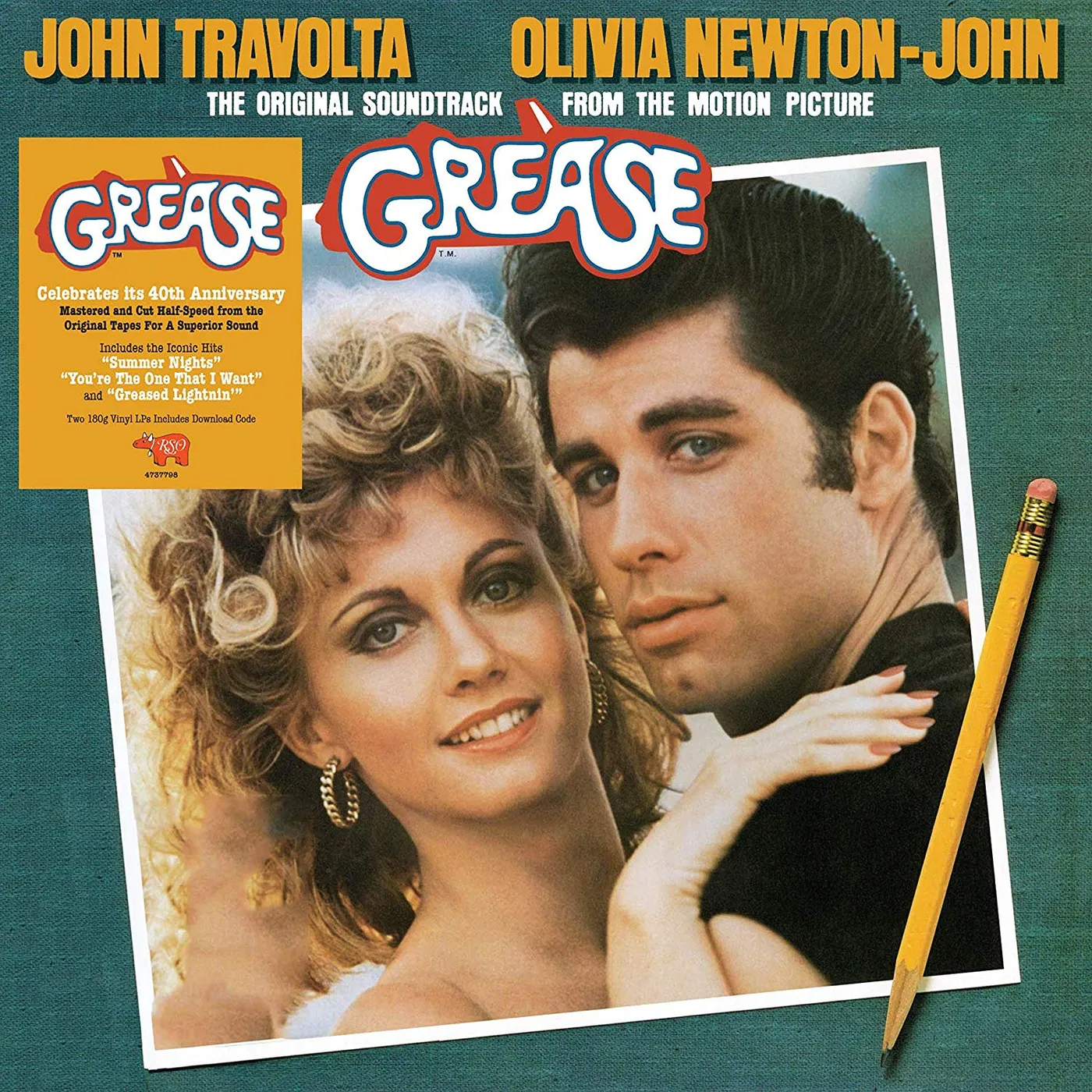 GREASE (40TH ANNIVERSARY) / Original Soundtrack Vinyl Record