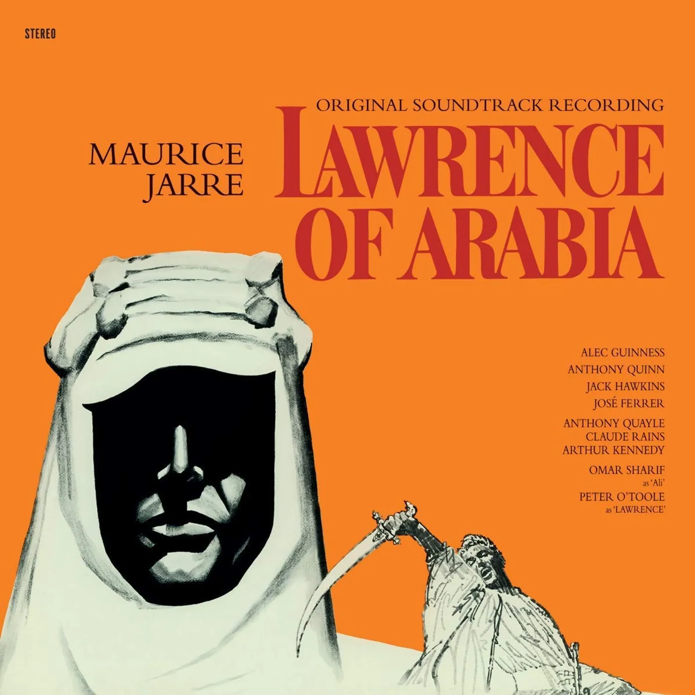Maurice Jarre LAWRENCE OF ARABIA / Original Soundtrack Vinyl Record - Colored Vinyl, Limited Edition, 180 Gram Pressing