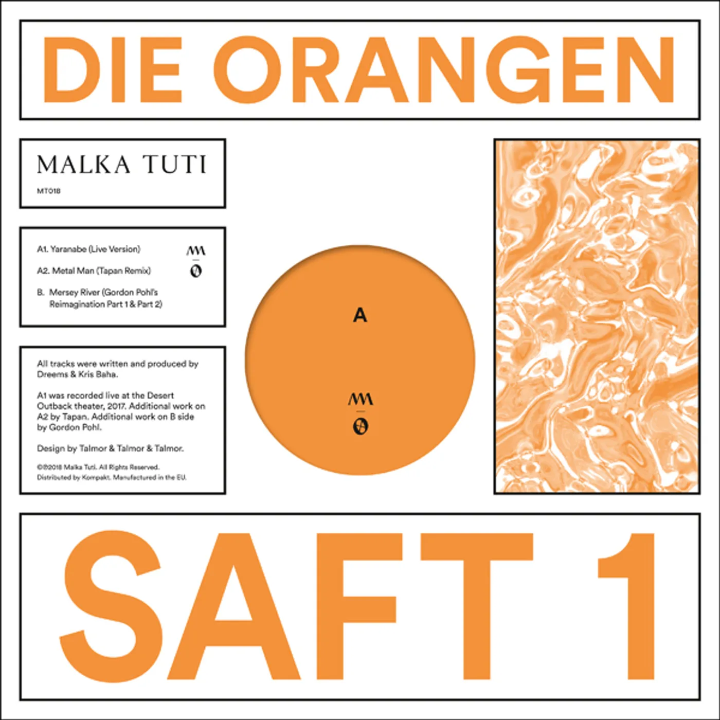 Die Orangen Saft 1 Vinyl Record