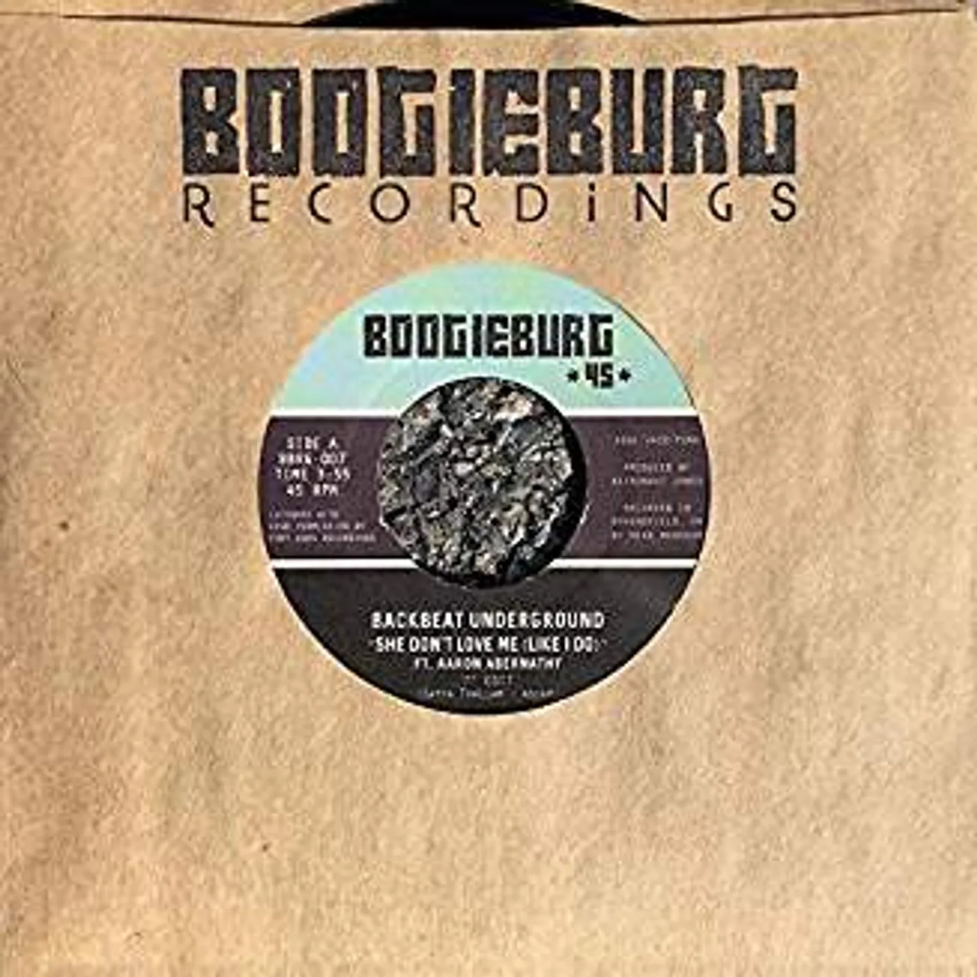 Backbeat Underground SHE DON'T LOVE ME (LIKE I DO) FT. AARON ABERNATHY Vinyl Record