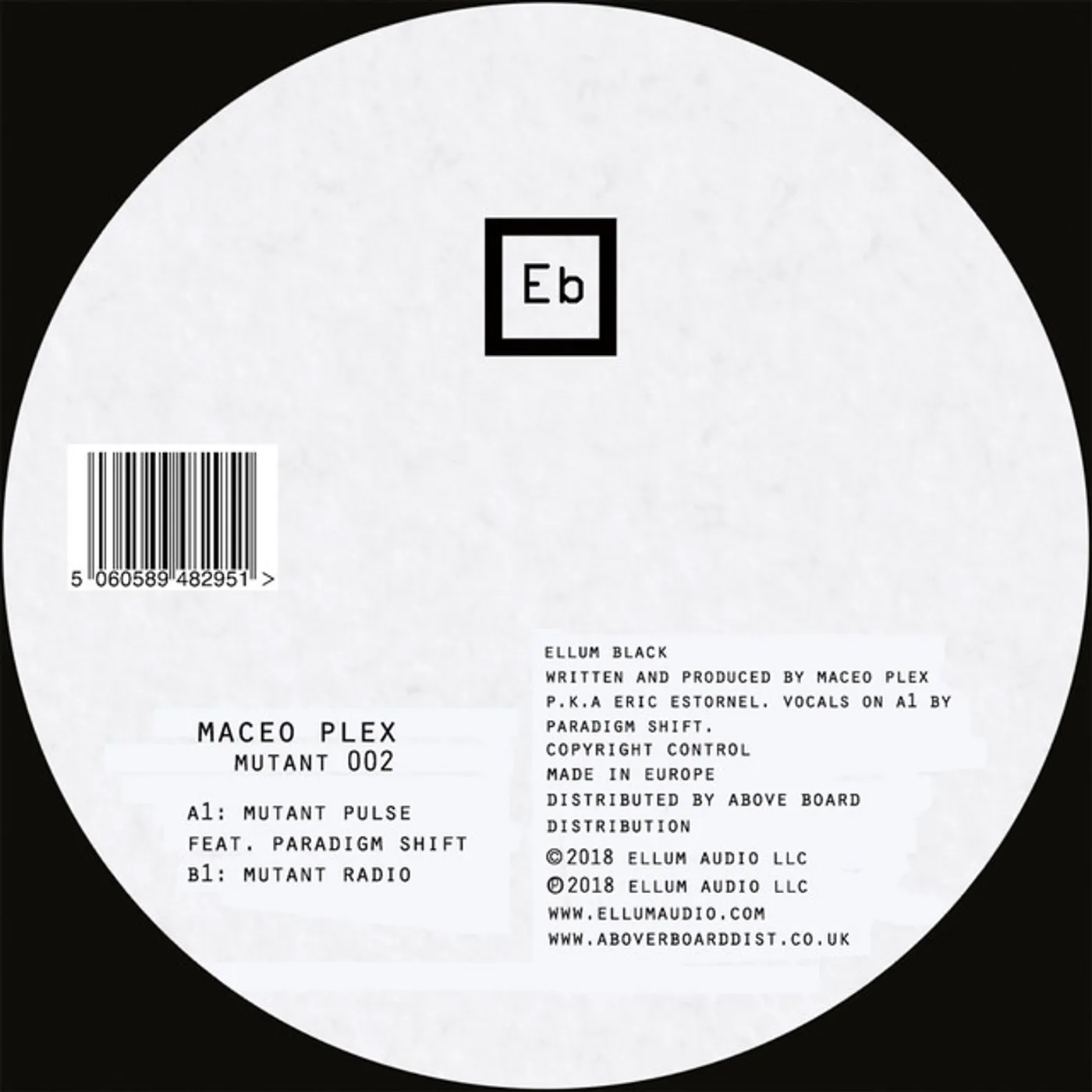 Maceo Plex Mutant 2 Vinyl Record