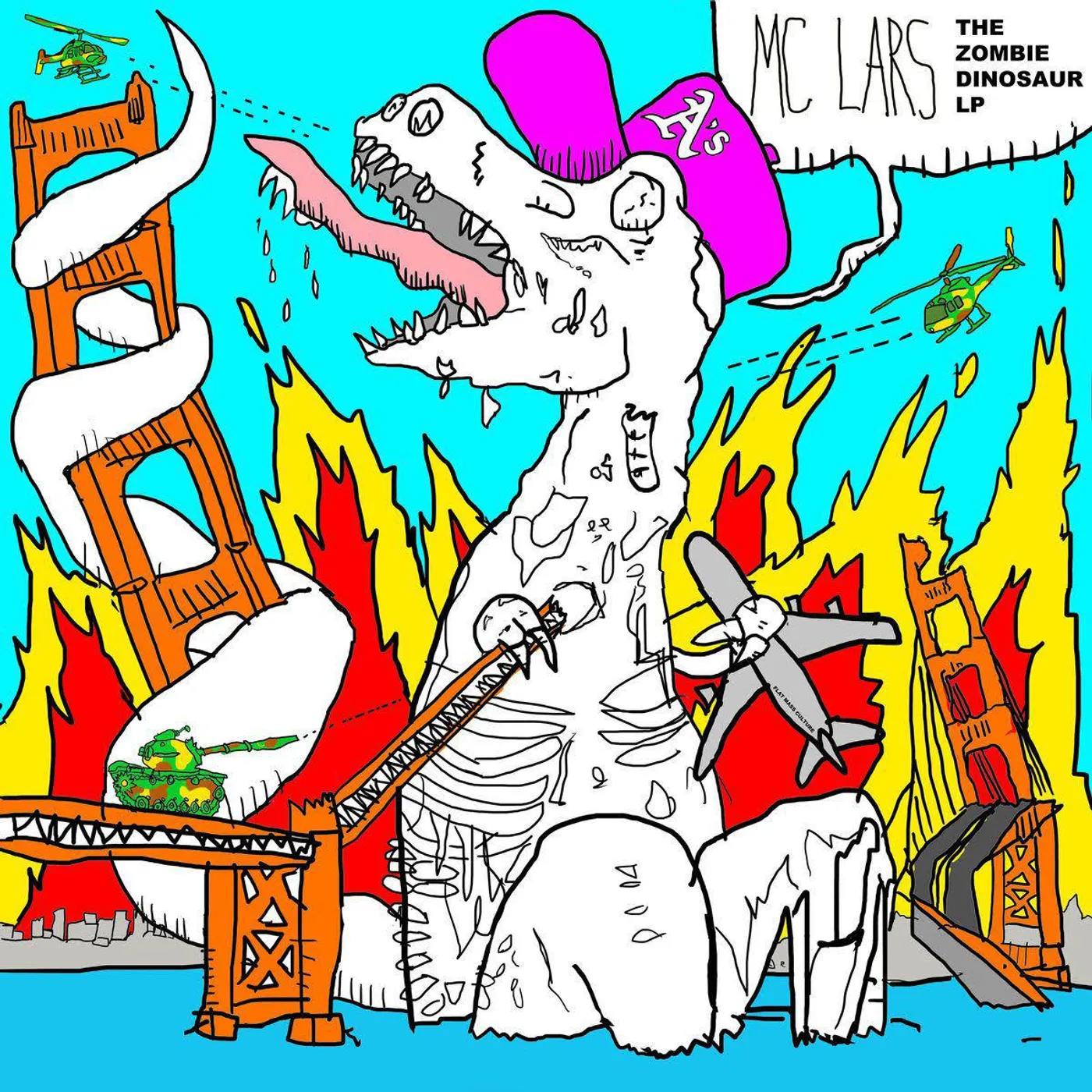 MC Lars ZOMBIE DINOSAUR Vinyl Record