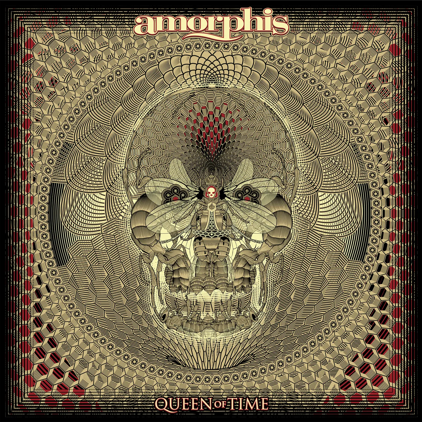 Amorphis QUEEN OF TIME - Limited Edition Red Colored Vinyl Record