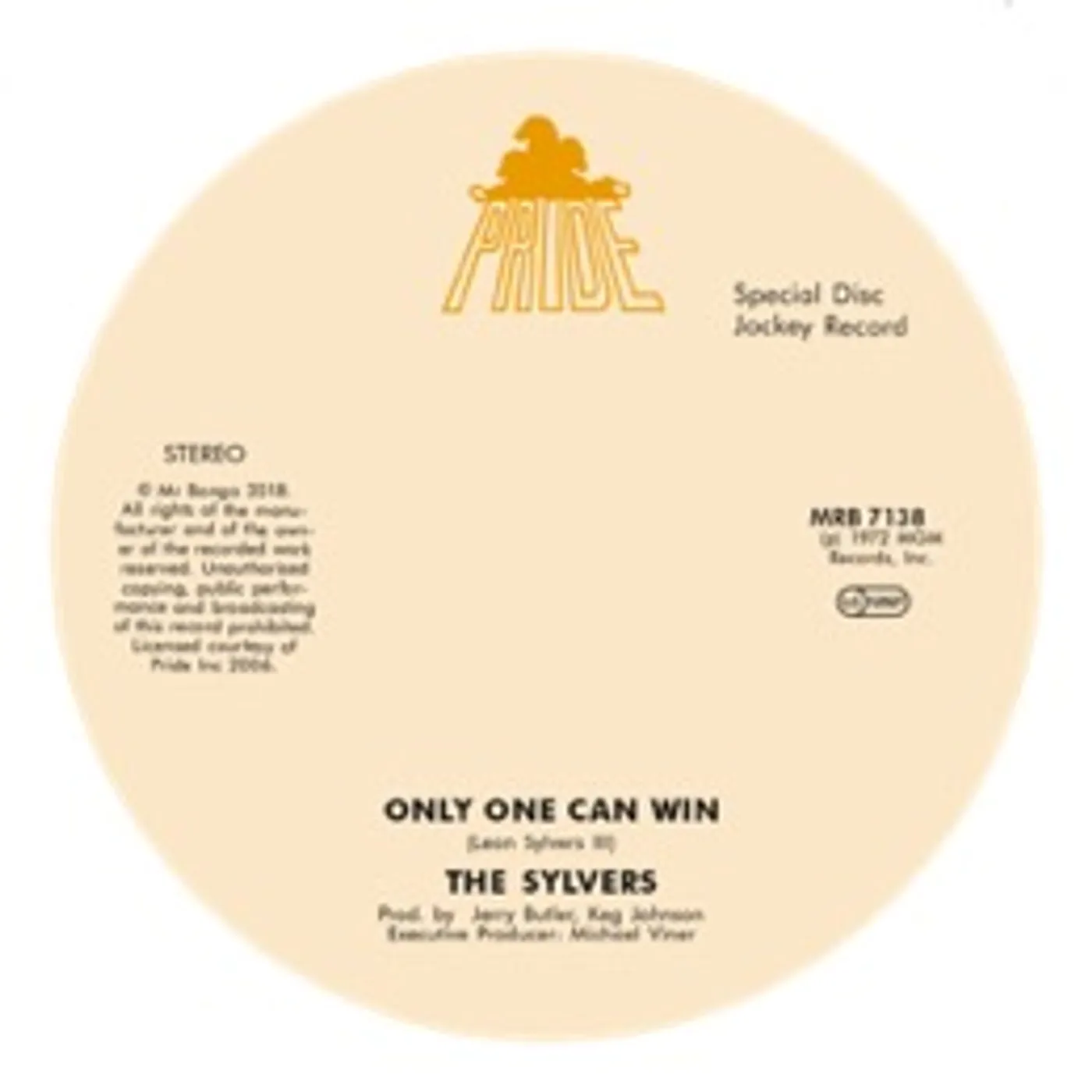 The Sylvers ONLY ONE CAN WIN / FOOLS PARADISE Vinyl Record