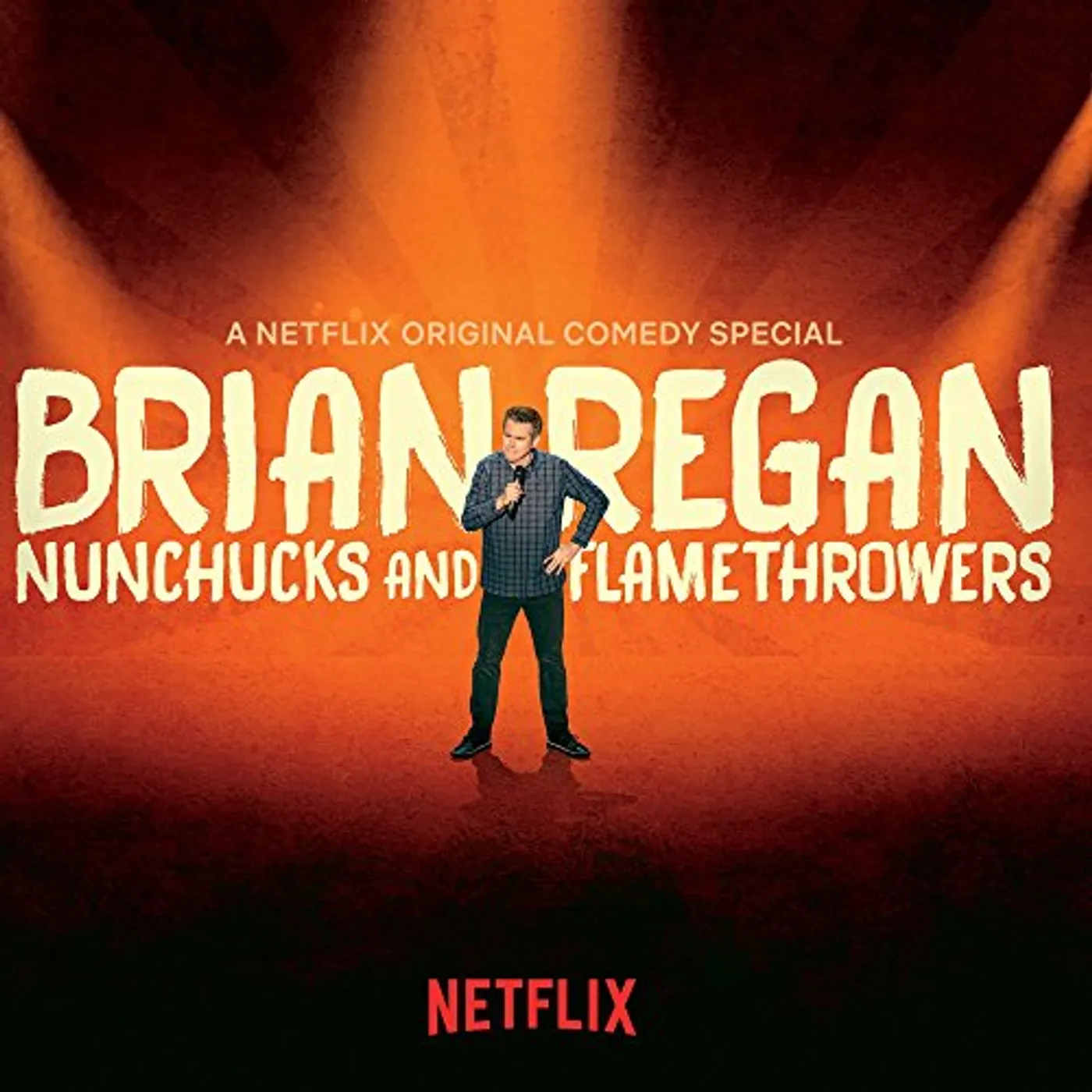 Brian Regan NUNCHUCKS & FLAMETHROWERS Vinyl Record