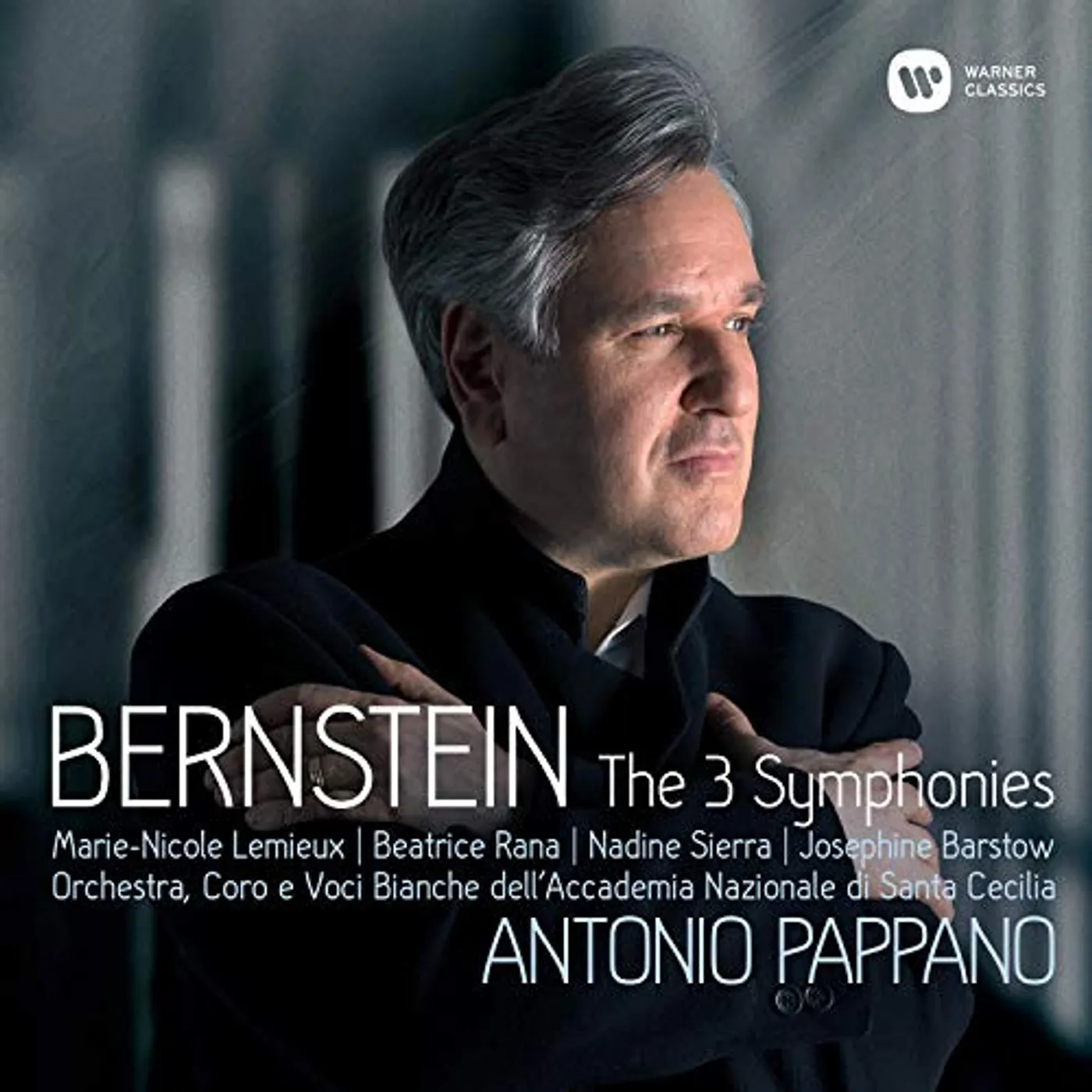 Antonio Pappano BERNSTEIN: SYMPHONIES NOS. 1 - 3 PRELUDE FUGUE CD