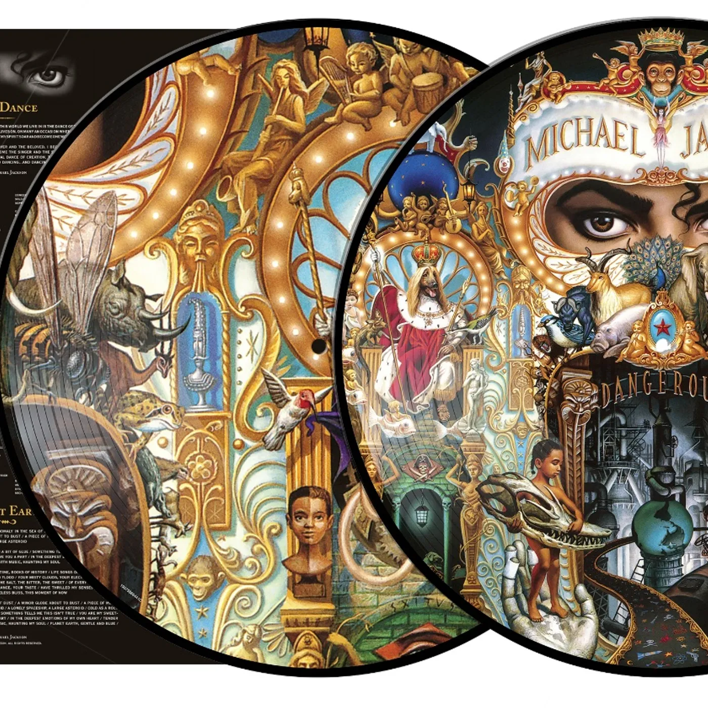 Michael Jackson Dangerous Vinyl Record