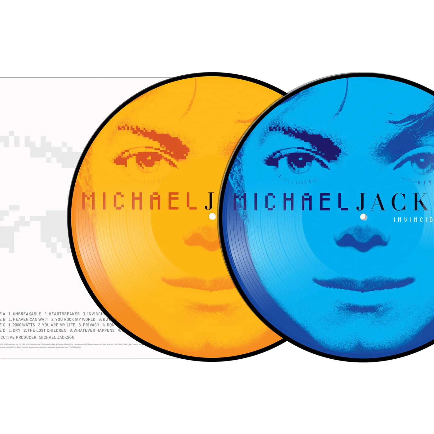 Michael Jackson Invincible Vinyl Record